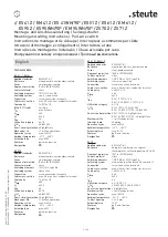 Preview for 9 page of steute 1188168 Mounting And Wiring Instructions