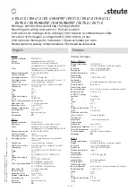 Preview for 10 page of steute 1188168 Mounting And Wiring Instructions