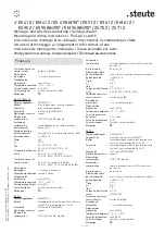 Preview for 11 page of steute 1188168 Mounting And Wiring Instructions