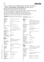 Preview for 13 page of steute 1188168 Mounting And Wiring Instructions