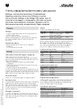Preview for 10 page of steute 1188654 Mounting And Wiring Instructions