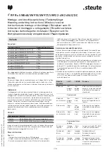 Preview for 11 page of steute 1188654 Mounting And Wiring Instructions