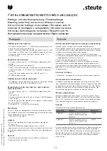 Preview for 16 page of steute 1188654 Mounting And Wiring Instructions