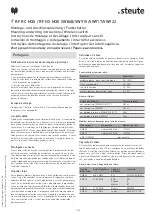 Предварительный просмотр 7 страницы steute 1205955 Mounting And Wiring Instructions