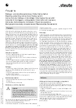 Preview for 5 page of steute 1210562 Mounting And Wiring Instructions