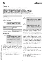 Preview for 6 page of steute 1210562 Mounting And Wiring Instructions