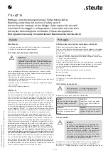 Preview for 7 page of steute 1210562 Mounting And Wiring Instructions