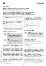 Preview for 8 page of steute 1210562 Mounting And Wiring Instructions