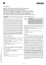 Preview for 10 page of steute 1210562 Mounting And Wiring Instructions