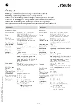Preview for 14 page of steute 1210562 Mounting And Wiring Instructions