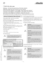 Preview for 1 page of steute 1226715 Mounting And Wiring Instructions