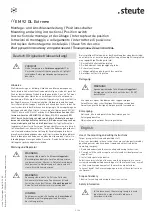 Preview for 2 page of steute 1226715 Mounting And Wiring Instructions