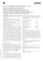 Preview for 5 page of steute 1245018 Mounting And Wiring Instructions