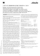 Preview for 6 page of steute 1245018 Mounting And Wiring Instructions