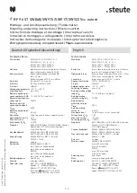 Preview for 8 page of steute 1245018 Mounting And Wiring Instructions