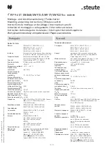 Preview for 10 page of steute 1245018 Mounting And Wiring Instructions
