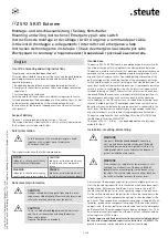 Preview for 3 page of steute 1246278 Mounting And Wiring Instructions