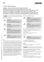 Preview for 4 page of steute 1246278 Mounting And Wiring Instructions