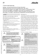 Preview for 7 page of steute 1246278 Mounting And Wiring Instructions