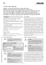 Preview for 9 page of steute 1246278 Mounting And Wiring Instructions