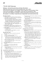 Preview for 15 page of steute 1246278 Mounting And Wiring Instructions