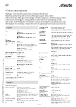 Preview for 22 page of steute 1246278 Mounting And Wiring Instructions