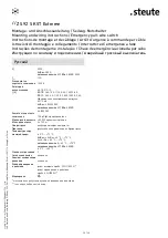 Preview for 25 page of steute 1246278 Mounting And Wiring Instructions