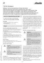 Preview for 3 page of steute 1277146 Mounting And Wiring Instructions