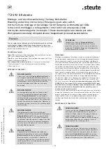 Preview for 6 page of steute 1277146 Mounting And Wiring Instructions