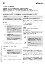 Preview for 9 page of steute 1277146 Mounting And Wiring Instructions