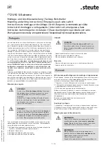 Preview for 11 page of steute 1277146 Mounting And Wiring Instructions