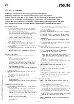 Preview for 16 page of steute 1277146 Mounting And Wiring Instructions