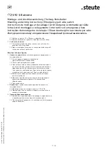 Preview for 17 page of steute 1277146 Mounting And Wiring Instructions