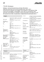 Preview for 23 page of steute 1277146 Mounting And Wiring Instructions