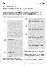 Preview for 6 page of steute 1306580 Mounting And Wiring Instructions