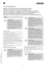 Preview for 8 page of steute 1306580 Mounting And Wiring Instructions