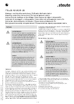 Preview for 9 page of steute 1306580 Mounting And Wiring Instructions