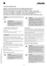 Preview for 10 page of steute 1306580 Mounting And Wiring Instructions