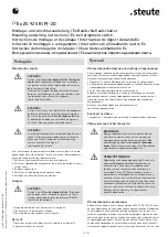 Preview for 12 page of steute 1306580 Mounting And Wiring Instructions