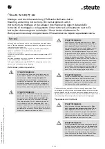 Preview for 13 page of steute 1306580 Mounting And Wiring Instructions