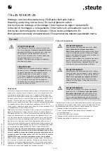 Preview for 14 page of steute 1306580 Mounting And Wiring Instructions