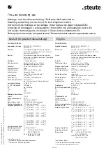 Preview for 24 page of steute 1306580 Mounting And Wiring Instructions