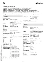 Preview for 25 page of steute 1306580 Mounting And Wiring Instructions