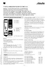 Предварительный просмотр 3 страницы steute 1340469 Mounting And Wiring Instructions