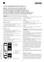 Предварительный просмотр 5 страницы steute 1340469 Mounting And Wiring Instructions