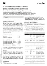 Предварительный просмотр 6 страницы steute 1340469 Mounting And Wiring Instructions