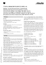 Предварительный просмотр 8 страницы steute 1340469 Mounting And Wiring Instructions