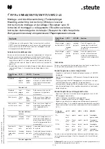 Предварительный просмотр 9 страницы steute 1340469 Mounting And Wiring Instructions