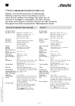 Предварительный просмотр 17 страницы steute 1340469 Mounting And Wiring Instructions