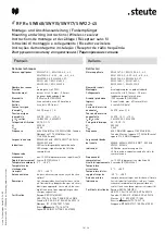 Предварительный просмотр 18 страницы steute 1340469 Mounting And Wiring Instructions